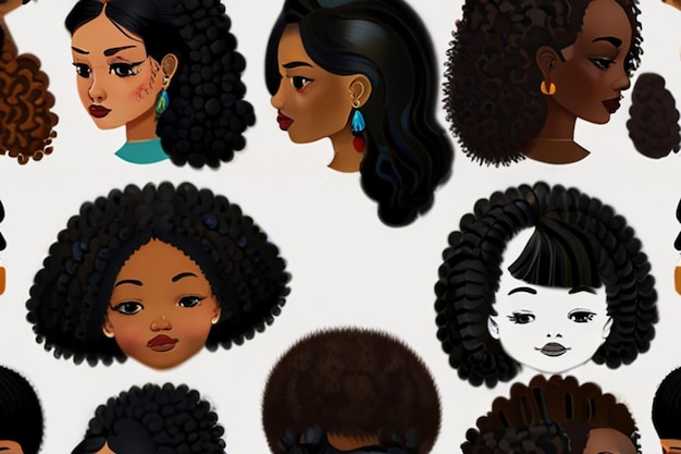 hairstyle cliparts 2024