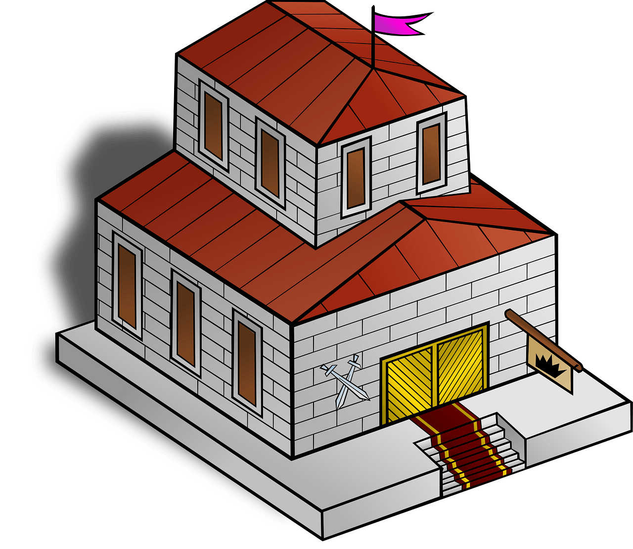 Townhall - Free vector clipart images on clipart library.com