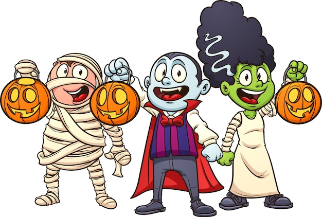 halloween cartoon clipart
