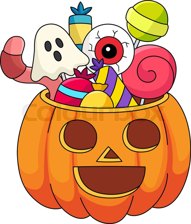 halloween cartoon clipart