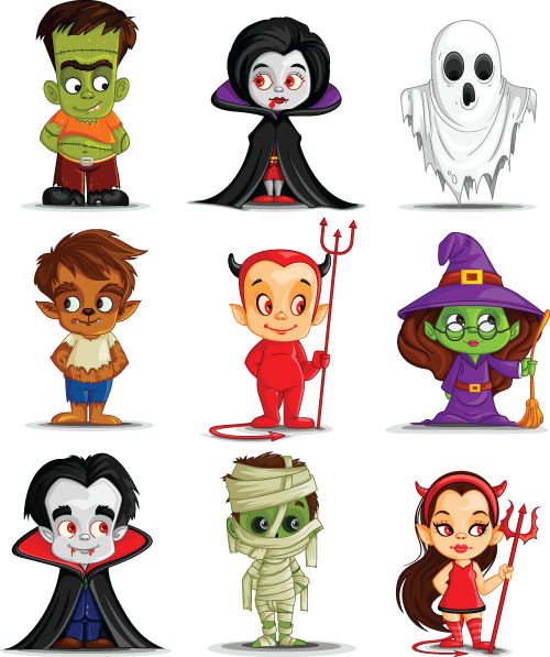 halloween character pictures