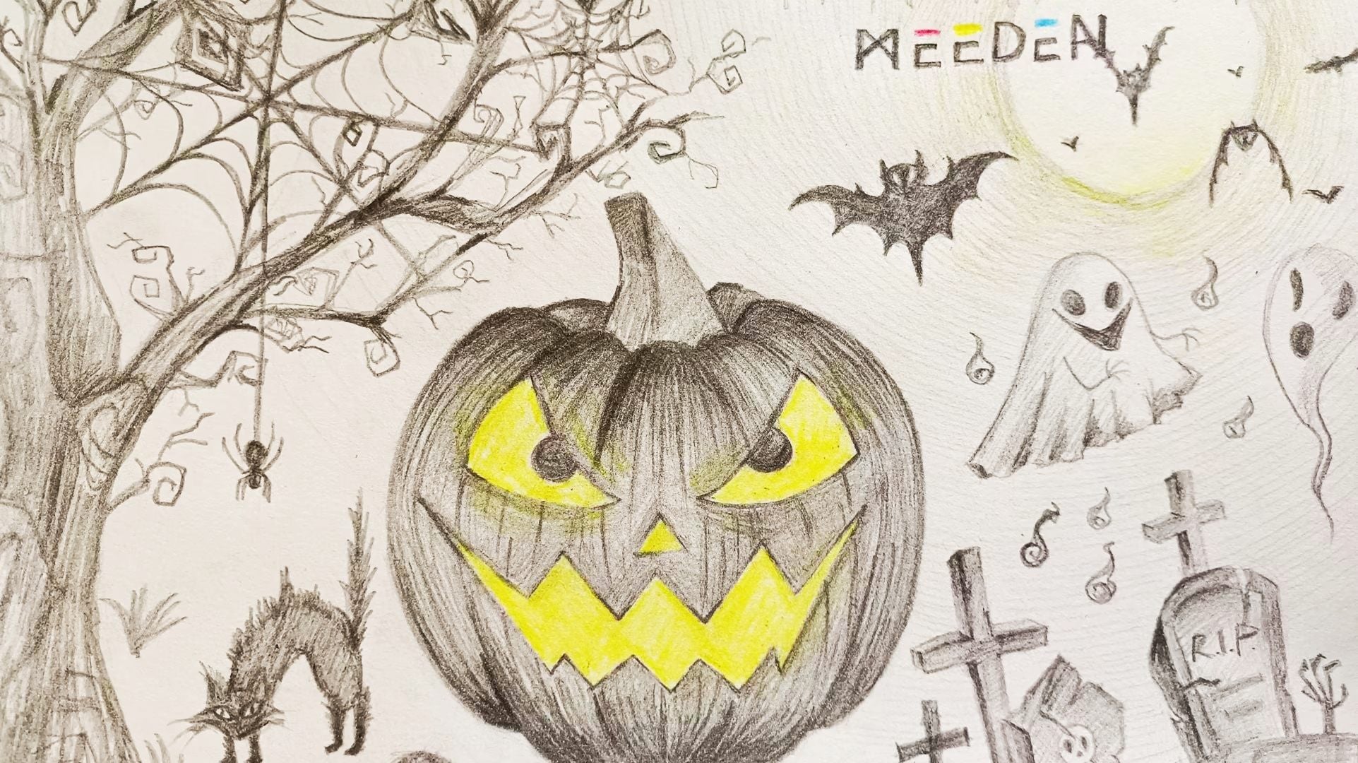 Unlock Your Creativity with Halloween Art: Spooky Pencil Drawing Ideas