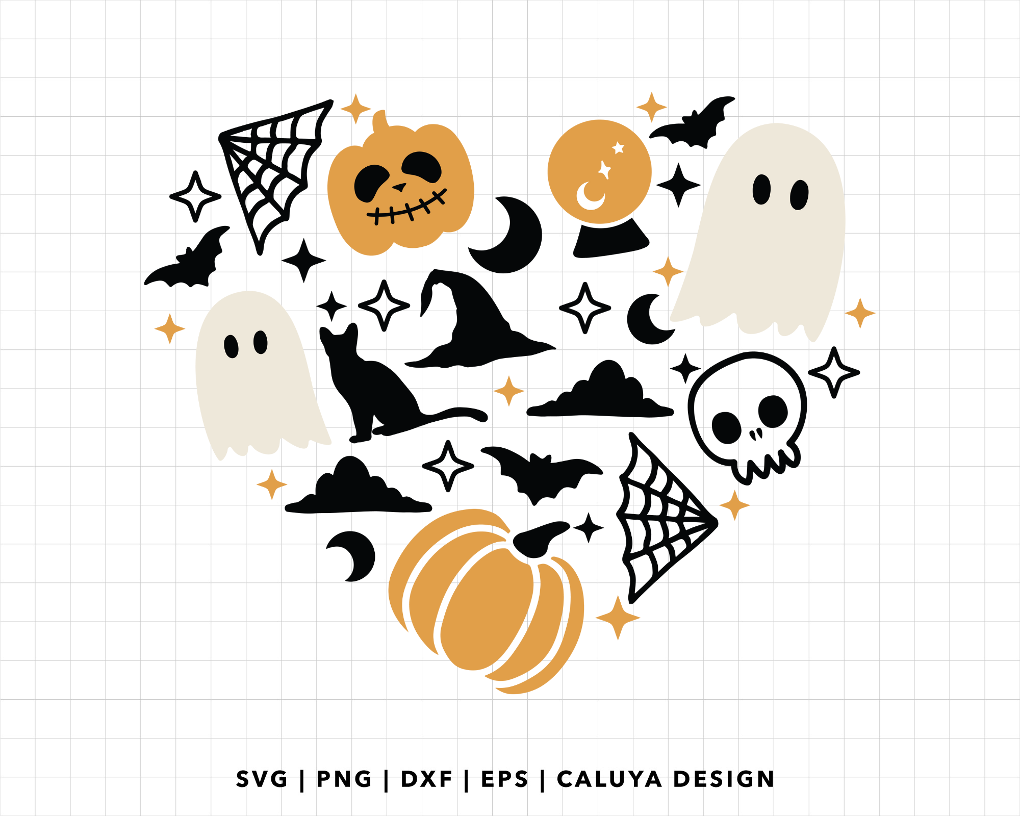 FREE Cute Halloween SVG | Heart Halloween SVG Cut File for Cricut ...