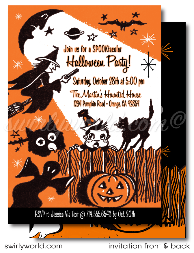 halloween invitation cliparts