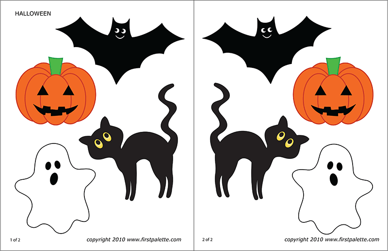 Halloween Characters | Free Printable Templates &amp; Coloring Pages ...