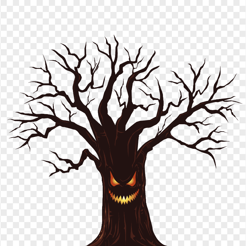 halloween trees cliparts