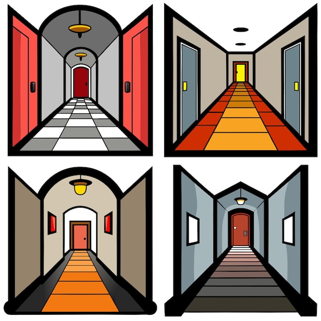 hallway cliparts 2024