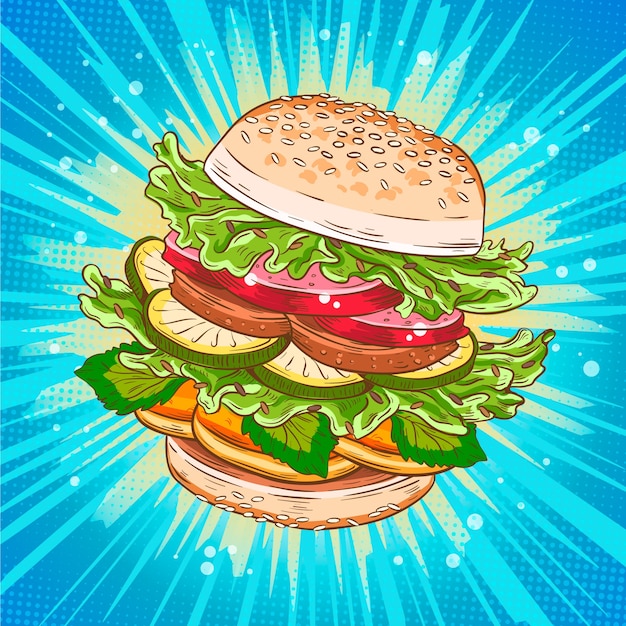 hamburgers cliparts 2024