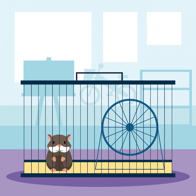 hamster cage cliparts