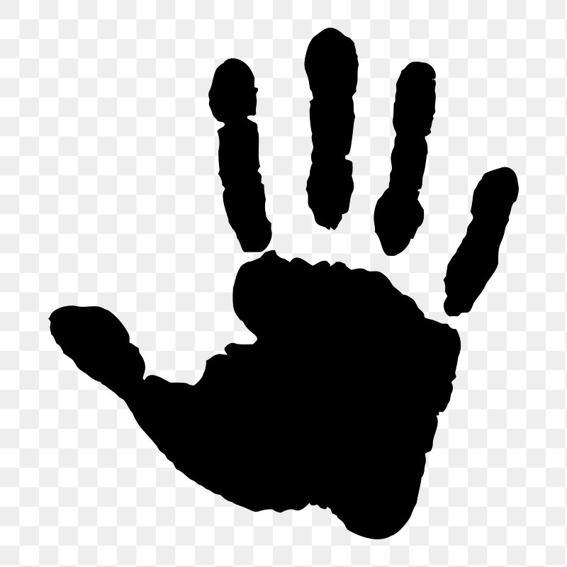 Hand Print Clip Art at Clker.com - vector clip art online, royalty ...