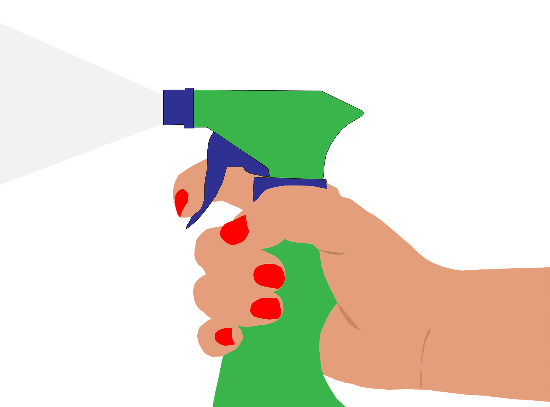 hand sprayer cliparts