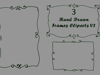Free Handmade Frames Cliparts V.2 by Creativetacos on Dribbble