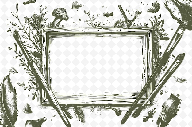 handmade frame cliparts