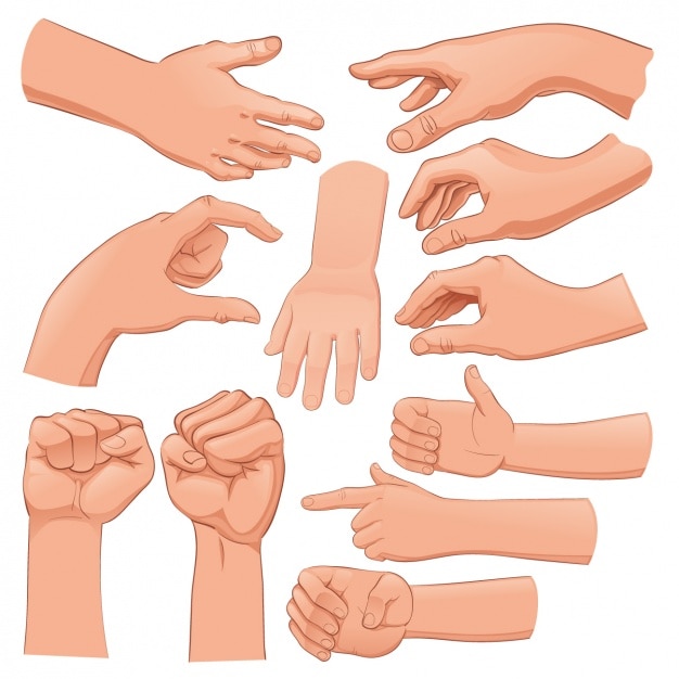 hands vector