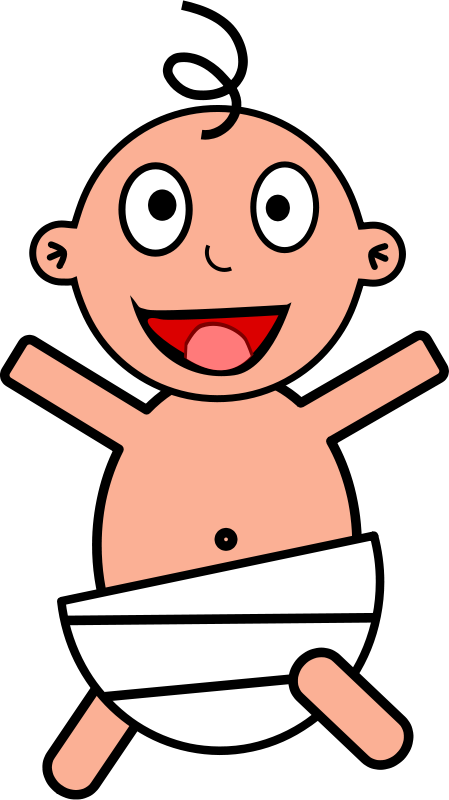 happy baby clipart