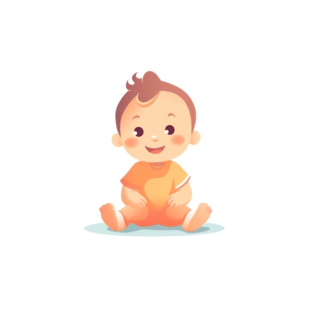 happy baby clipart
