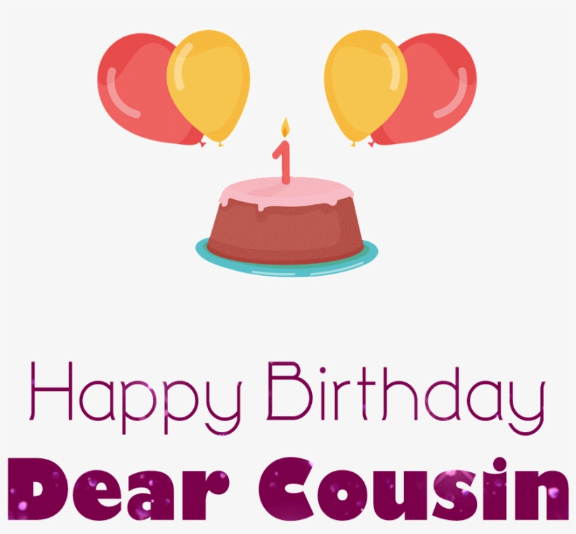 happy birthday cousin clipart