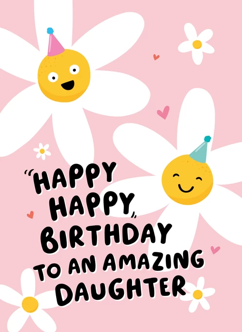 happy birthday daughter clipart