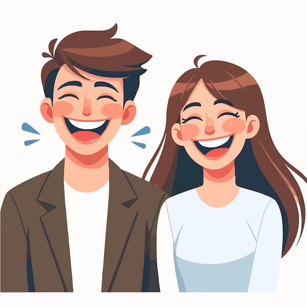 happy couple clipart