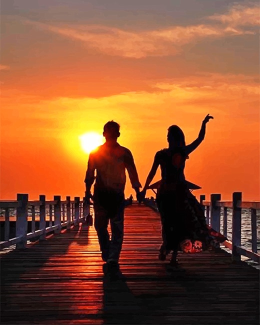 Happy Couple unhandy in Love