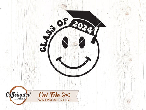 Class of 2024 Smiley Face svg - So Fontsy