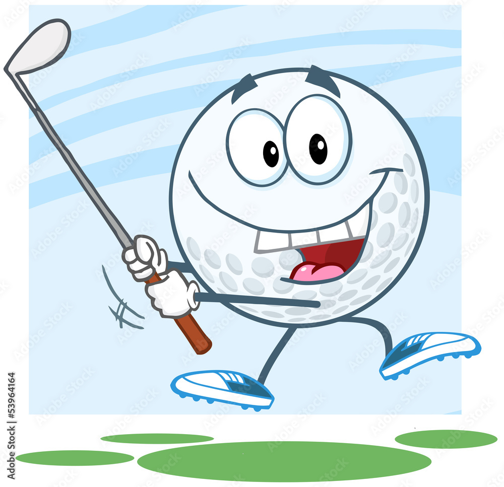 happy golfing cliparts