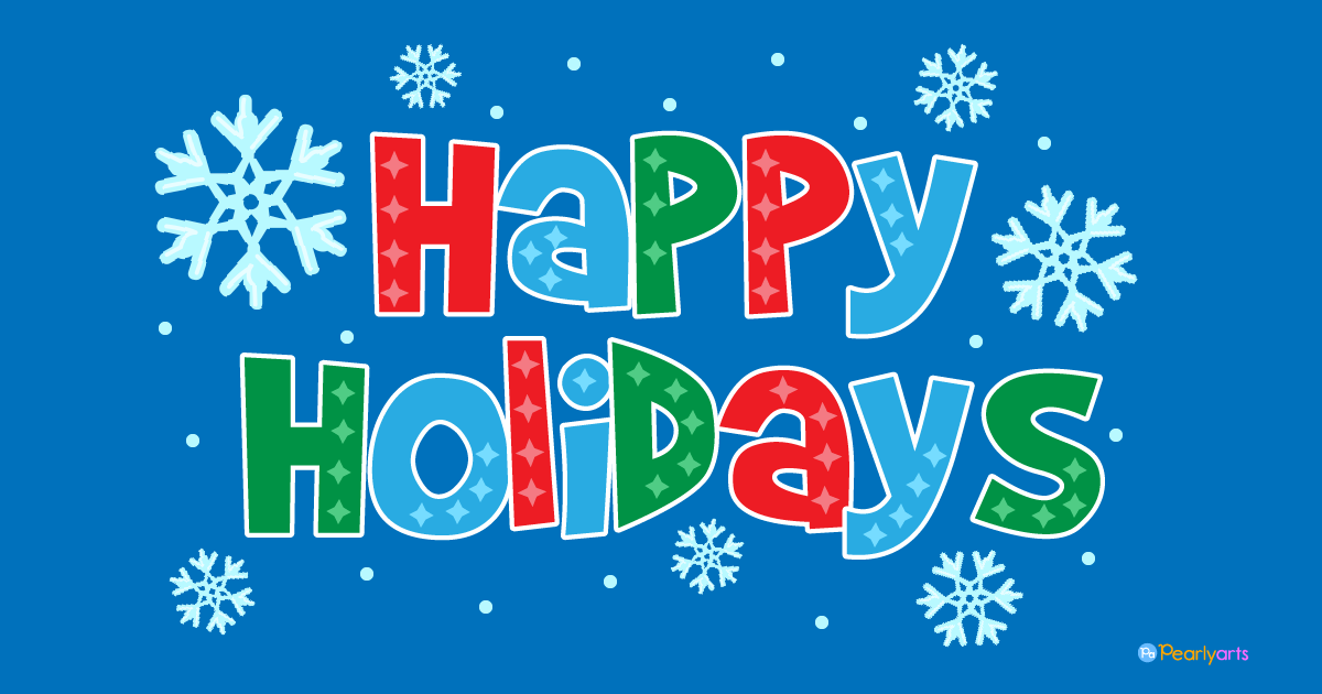 FREE Happy Holidays Clipart | FREE Download | Pearly Arts