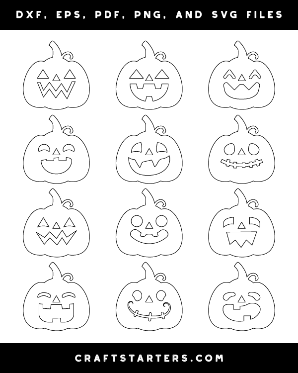 happy jack o lantern patterns