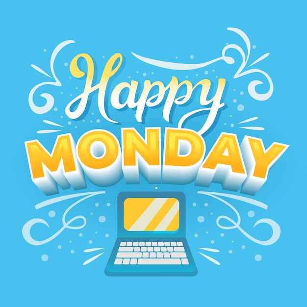 happy monday clipart