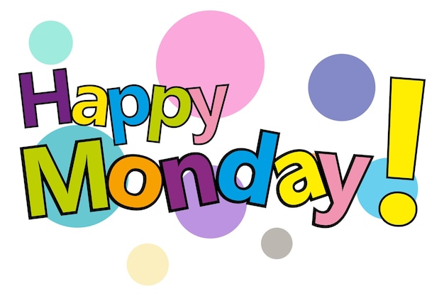 happy monday clipart