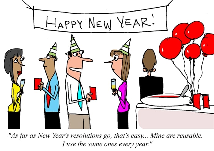 happy new year cartoon images