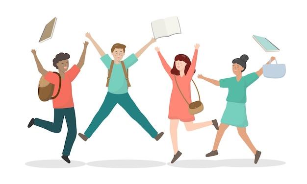 happy student clipart 2024