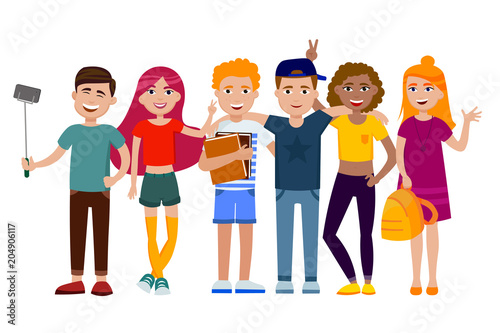 happy teenager cliparts