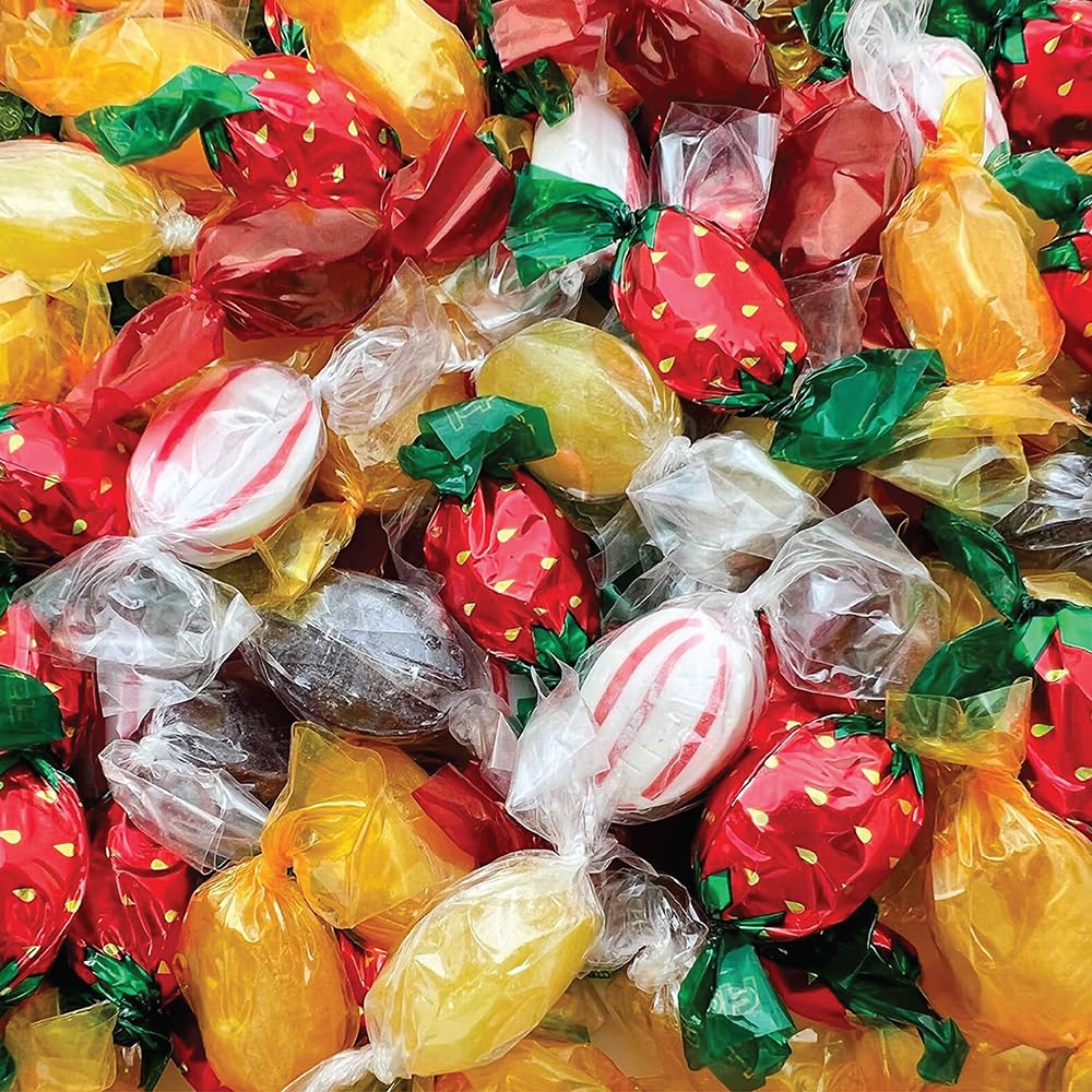 Amazon.com : Old-School Hard Candy Christmas Assortment - Bulk ...