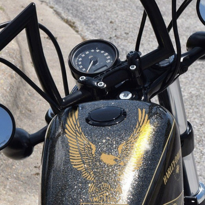 Harley Davidson Stencil Eagle and Shield — Stencil Me Pretty