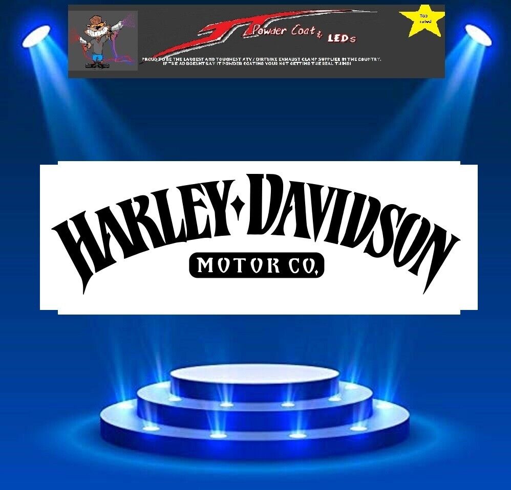 Amazon.com: Harley Davidson Stencil - Long Bar and Shield Best ...