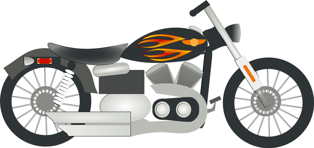 harley motorcycle clipart