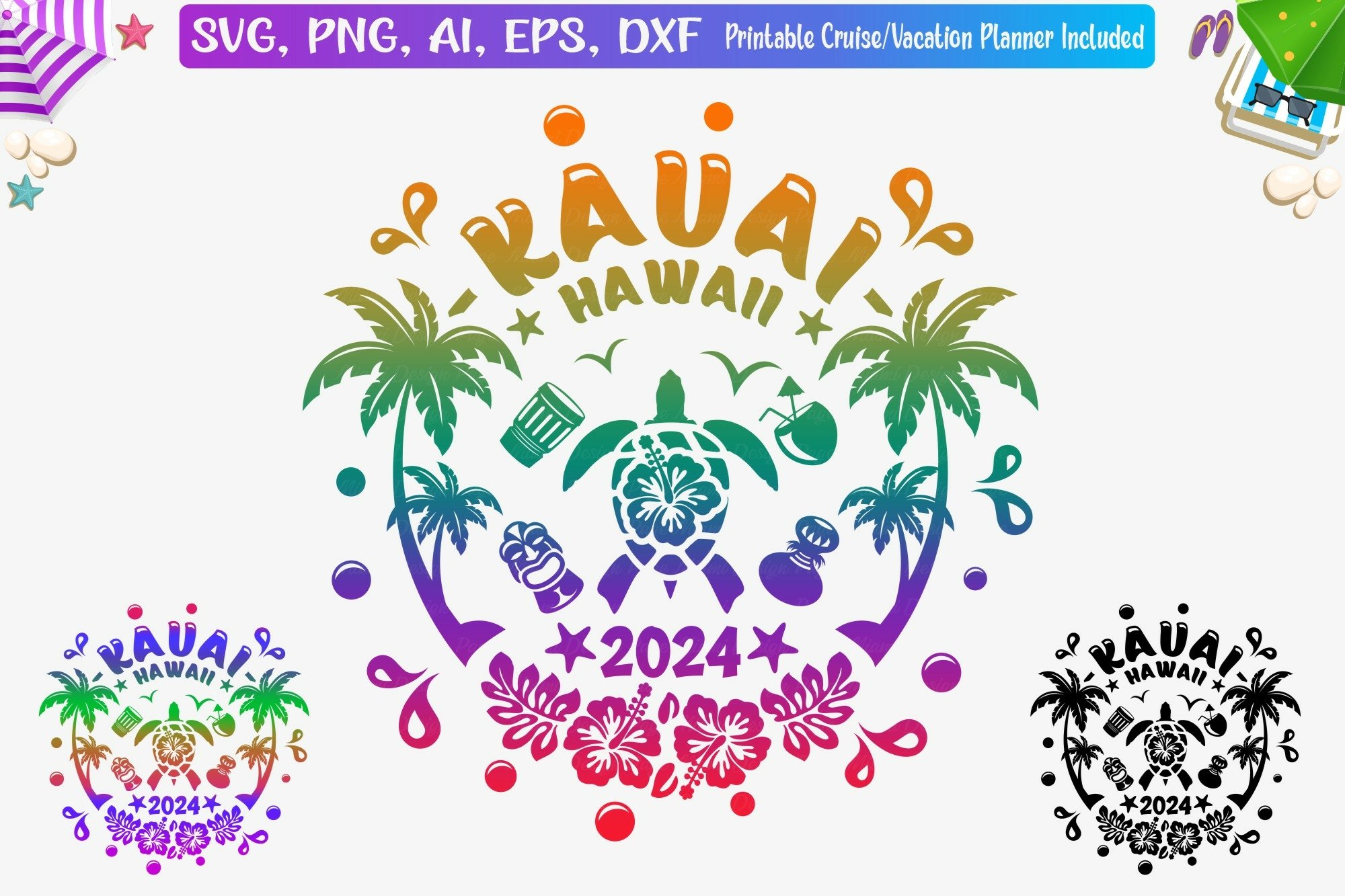 hawaii cliparts 2024