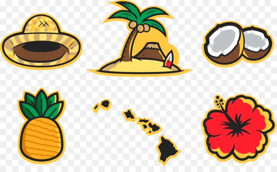 hawaiian hat cliparts