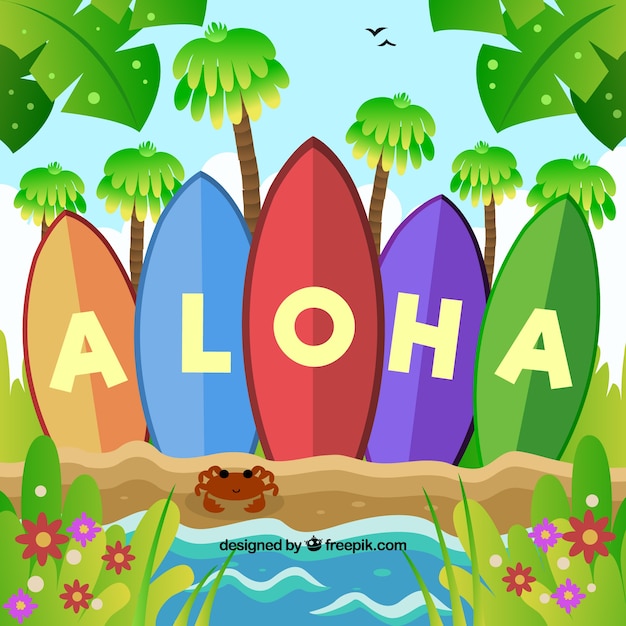 hawaiian water cliparts