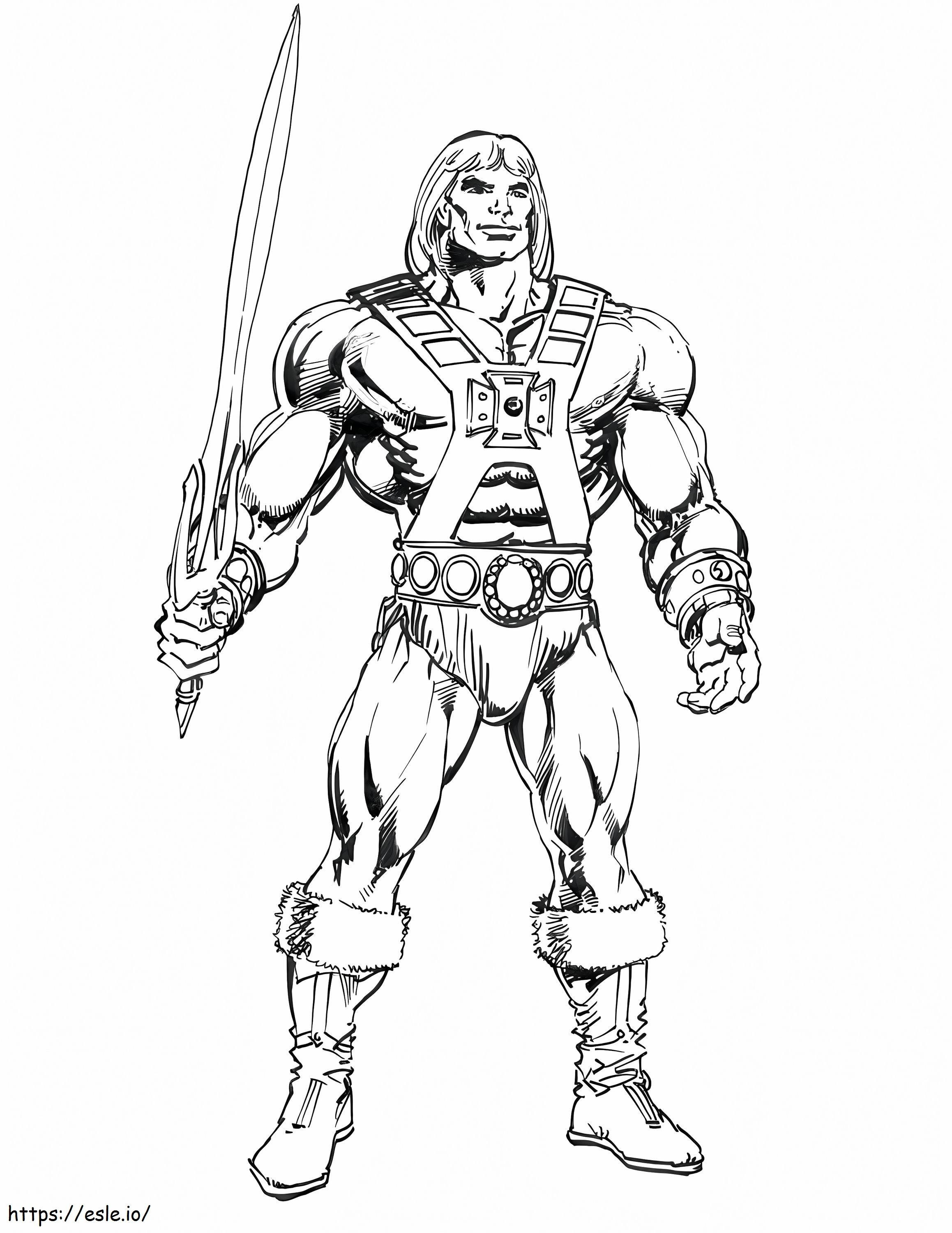 he man coloring pages