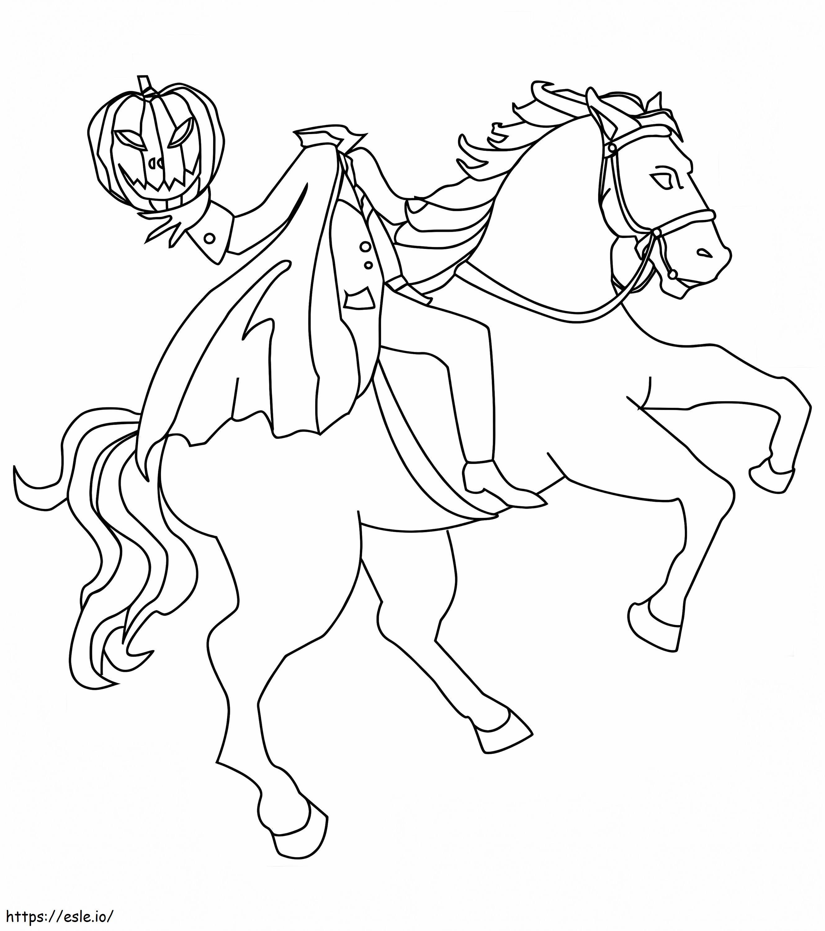 headless horseman coloring pages