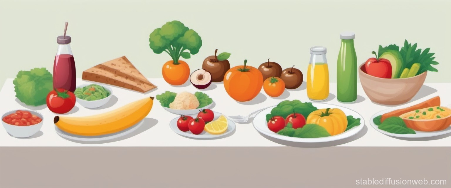 healthy eating clipart 2024