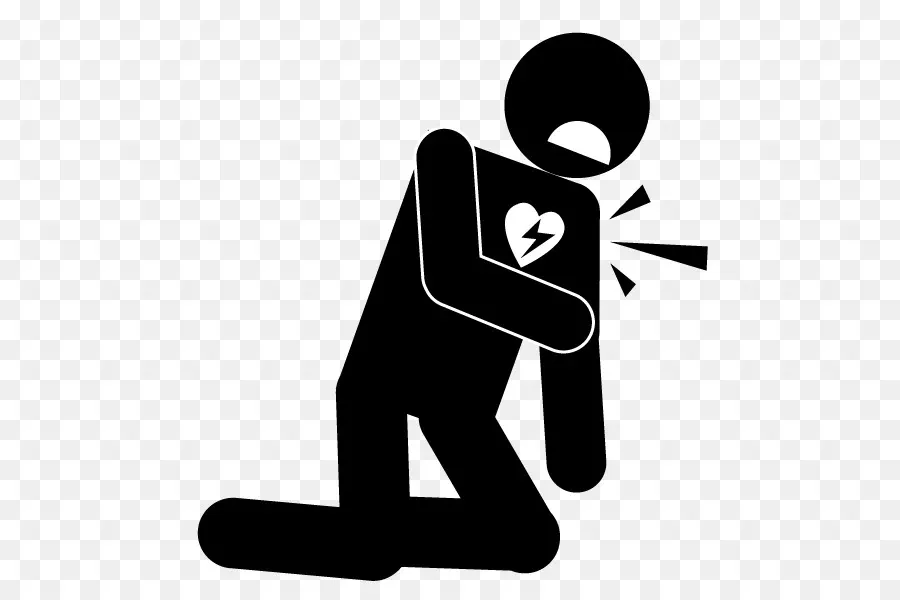 Heart Attack - Heart Attack Emergency Illustration - CleanPNG ...