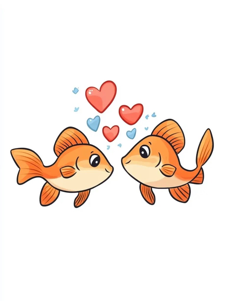 heart fish cliparts 2024
