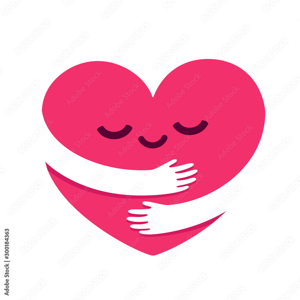 Love yourself heart hug, sudowoodo Foto, Poster, Wandbilder bei ...