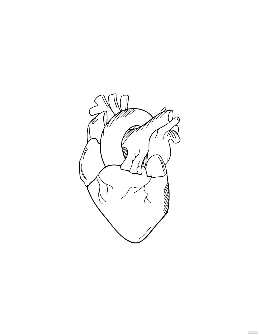 heart pencil art