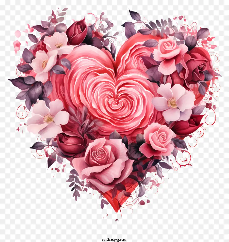 heart roses cliparts 2024