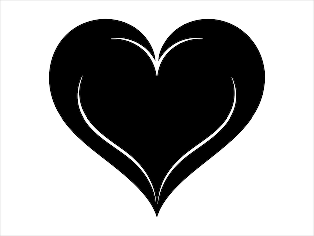heart silhouette cliparts 2024