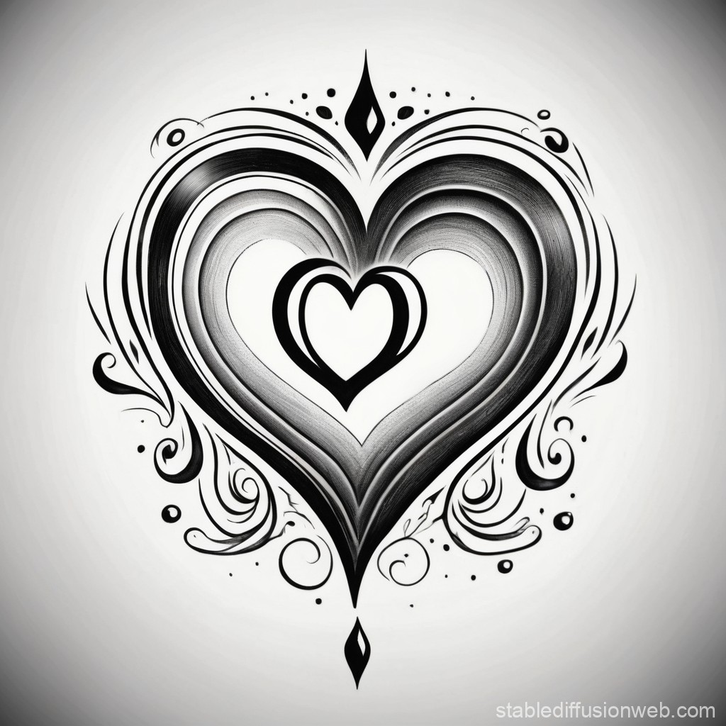 heart tattoo clipart 2024